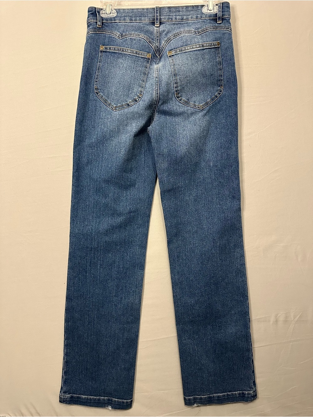 Tecovas Women’s 26 Straight-Leg Jeans in Blue Denim - Picture 7 of 7